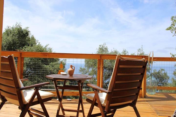 Bungalow für 2 Personen, mit Ausblick und Garten, mit Haustier auf Korfu - 2