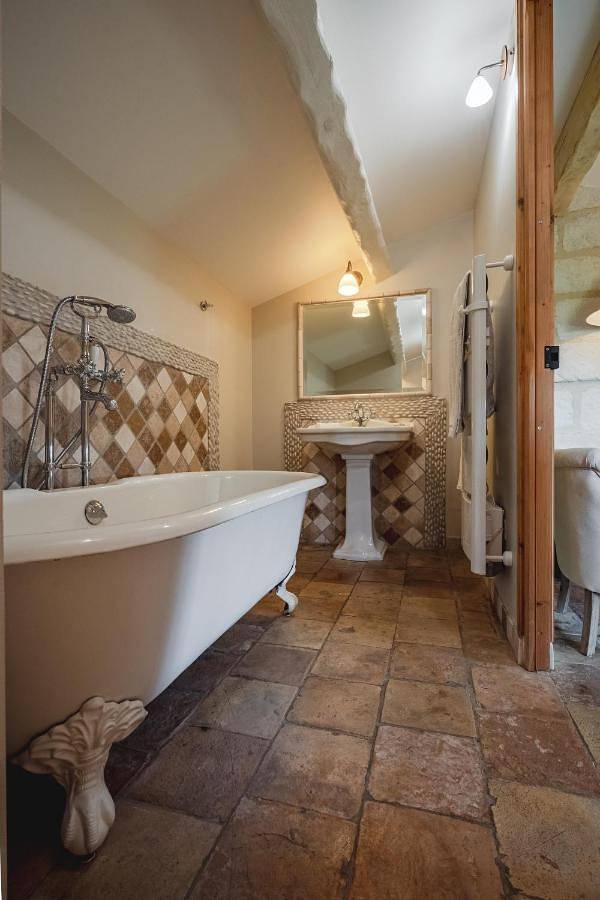 Hôtel pour 4 personnes, avec terrasse et jacuzzi ainsi que piscine et jardin, animaux acceptés à Saint-Hilaire-d'Ozilhan - 4