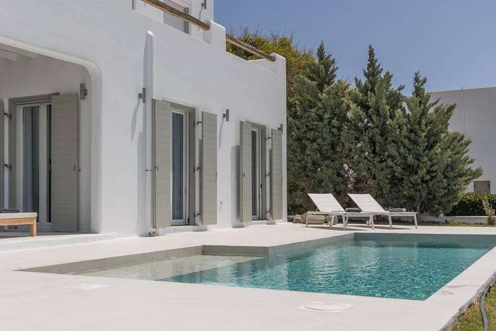 Villa pour 9 personnes, avec vue ainsi que piscine et jardin dans Milos - 2