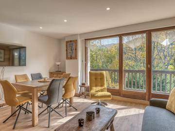 Gîte pour 4 personnes, avec piscine et terrasse, animaux acceptés à Megève