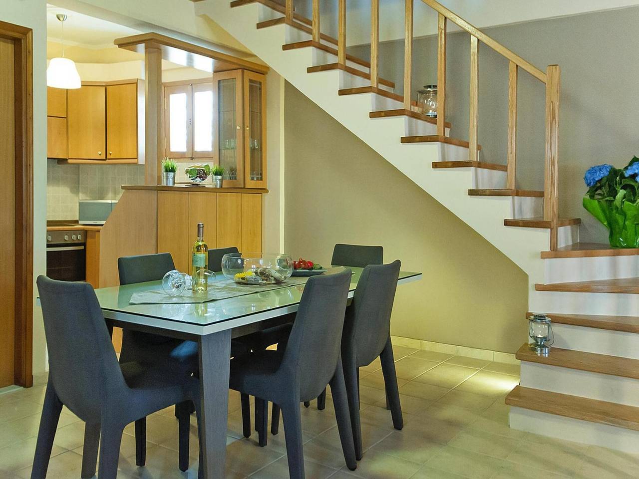 Panormo Strandwohnung mit Kamin in Panormos (Rethymno), Rethymno und Umgebung