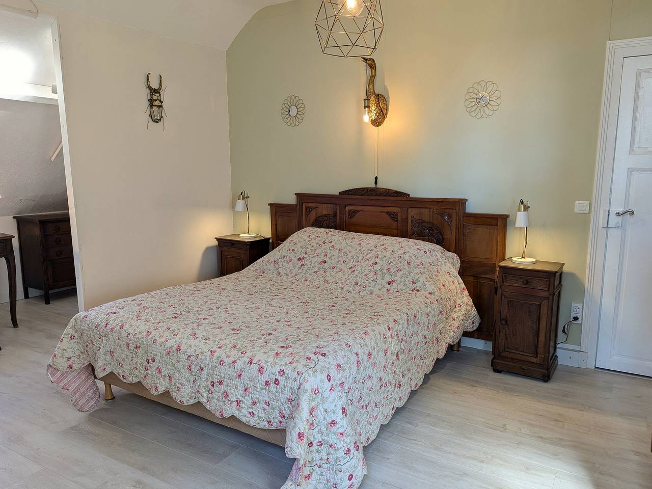 Familienzimmer mit Wlan, Frühstück und Gemeinschaftsbereich in Ligny-le-Ribault, Sologne