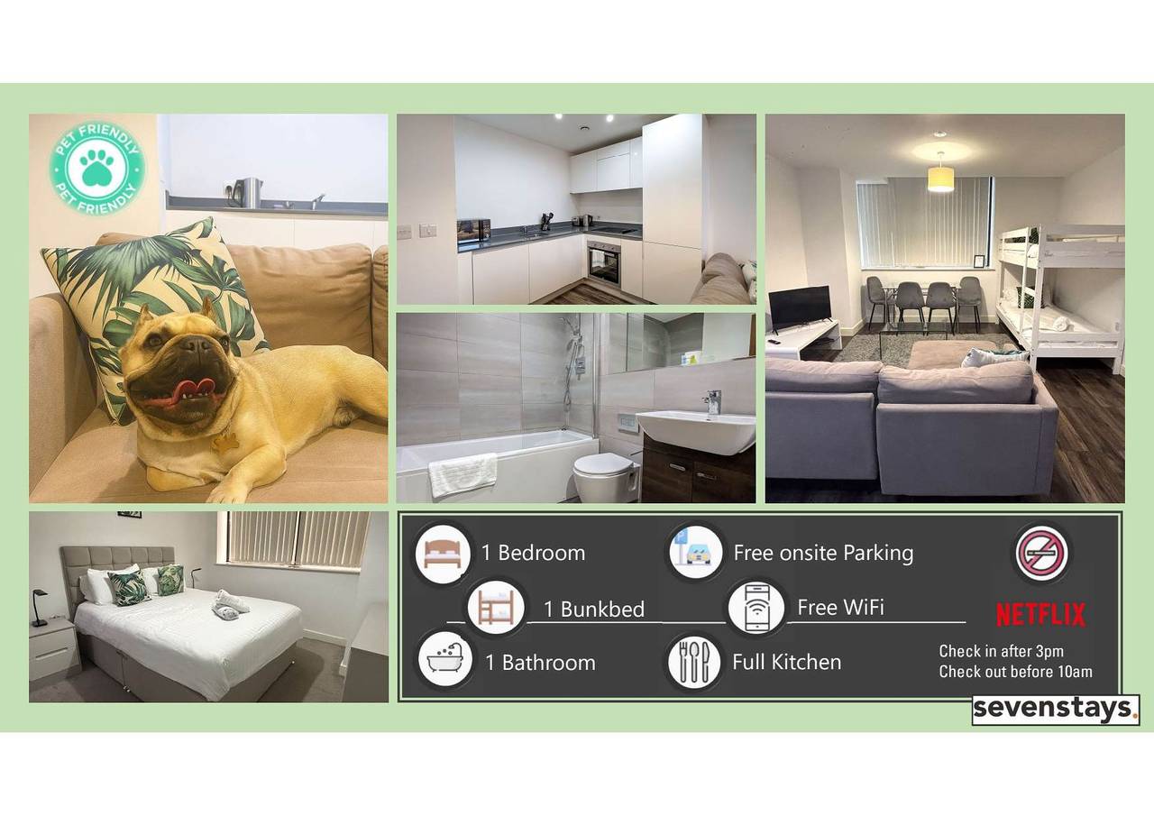 Apartamento entero, Cozy City Centre Apt – Pet-Friendly, Sleeps 4 in Birmingham, Birmingham y alrededores