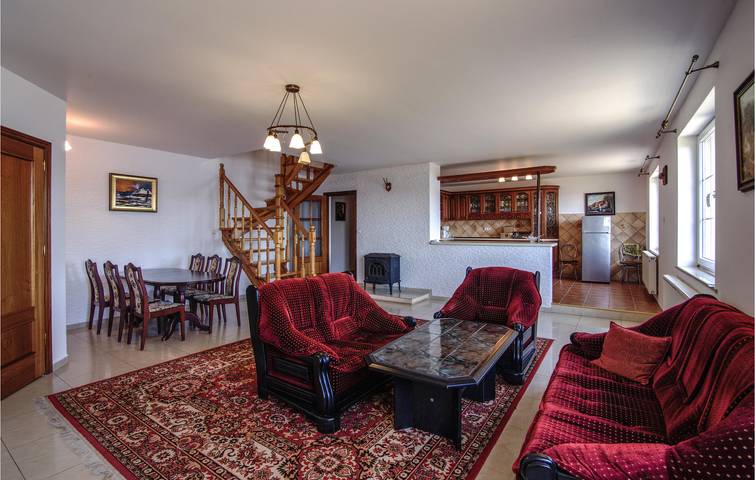 Ferienhaus für 8 Personen mit Seeblick in Seenplatte von Ilawa