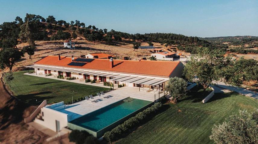 Bed and breakfast para 6 pessoas, com Terraço e Jardim e ainda Piscina and Vista em Chamusca