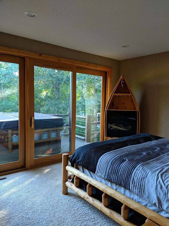 Luxuswasserhaus auf Weißfisch-Kette von Seen in Crosslake, Crow Wing County