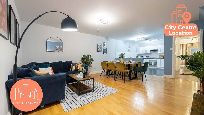 Apartment for 9 people, with pets in Manchester