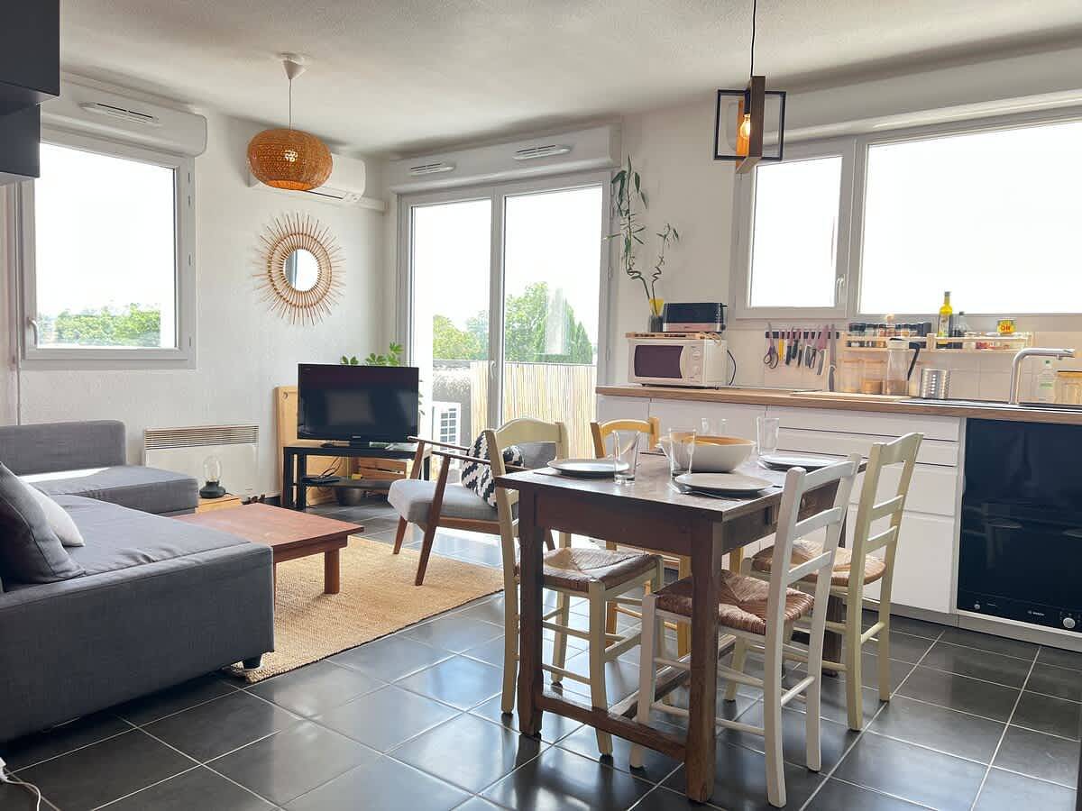 Apartamento entero, Le Pavot - 4p terrasse & vue imprenable - parking in Bonnefoy-Roseraie-Gramont, Toulouse