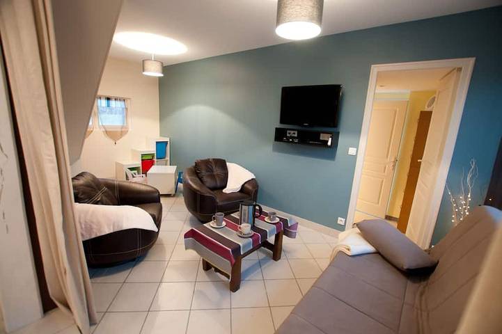 Gîte pour 7 personnes, avec Terrasse à Agon-Coutainville