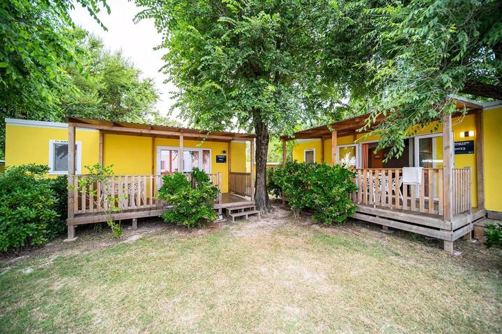 Camping für 6 Personen, mit Terrasse und Ausblick sowie Pool, mit Haustier in Caorle - 4