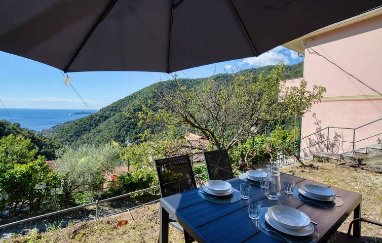 Appartamento per 6 persone, con giardino e terrazza in Zoagli