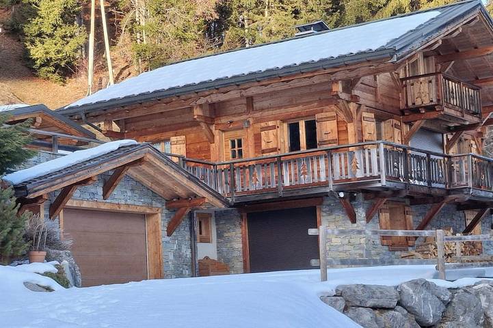 Chalet pour 9 personnes, avec jardin et balcon à Saint-Nicolas-la-Chapelle