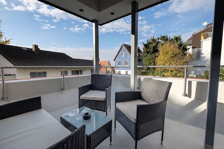 Ferienwohnung für 3 Personen, mit Balkon, mit Haustier in Zwingenberg