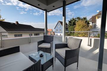 Ferienwohnung für 3 Personen, mit Balkon, mit Haustier in Zwingenberg