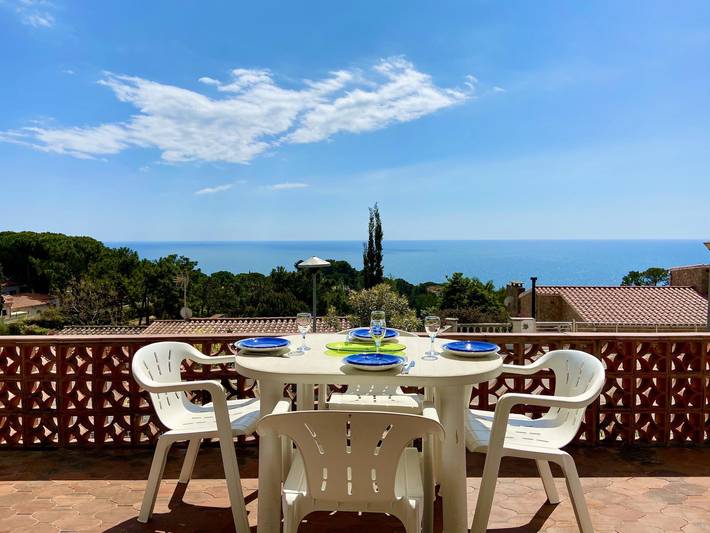 Ferienhaus für 5 Personen, mit Garten und Meerblick, mit Haustier - 1