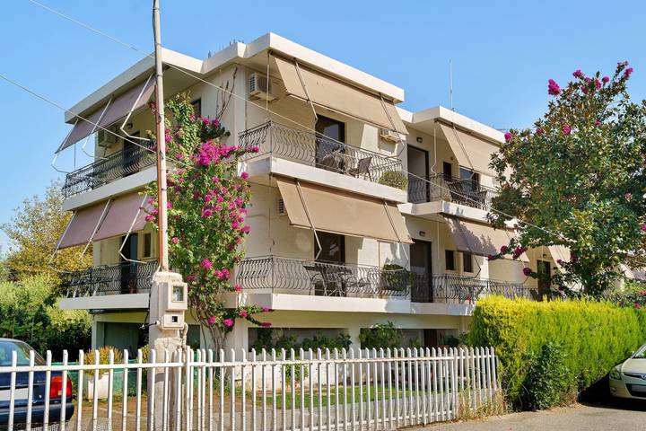 Studio für 3 Personen, mit Balkon und Garten