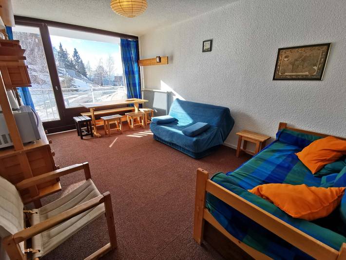 Gîte pour 4 personnes, avec balcon dans Prapoutel