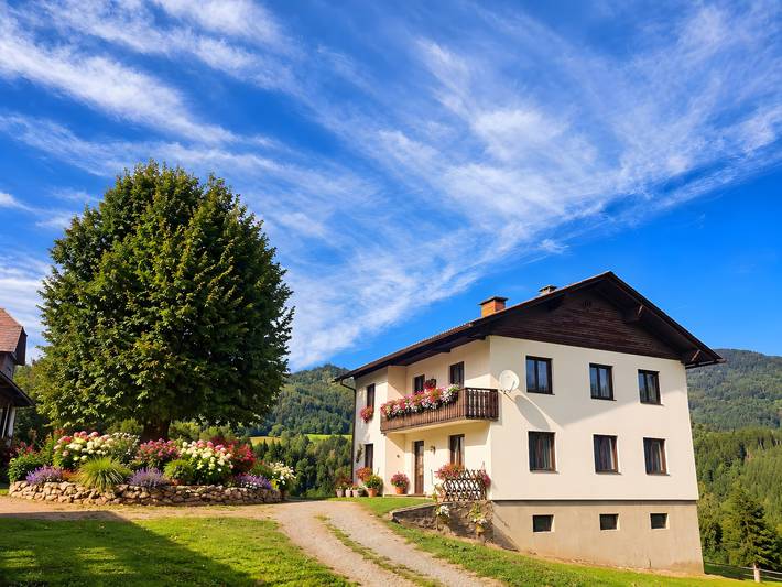Ferienhaus für 6 Personen, mit Balkon und Garten in Kärnten