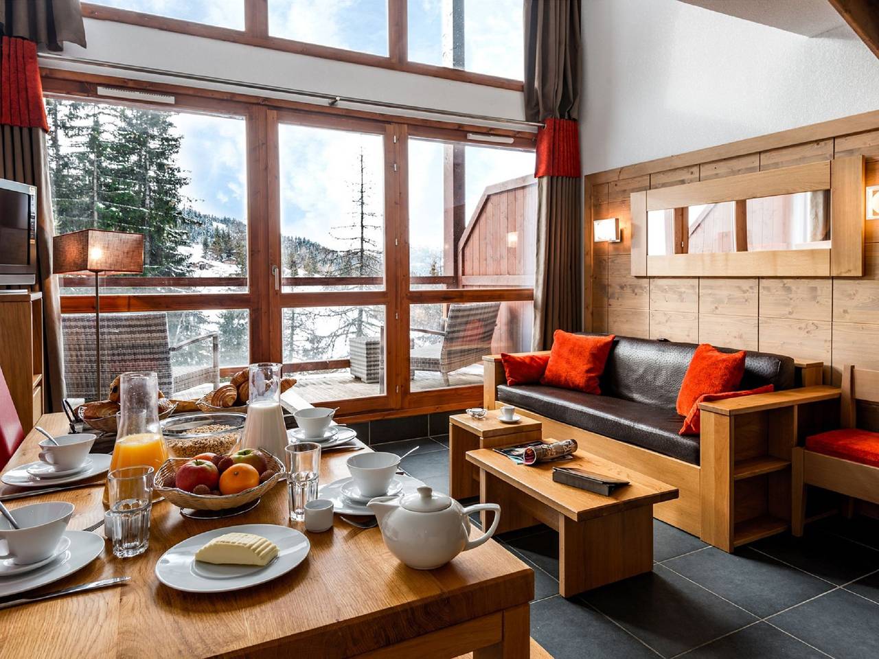 Ganze Wohnung, Wohnung in Frankreich mit Balkon in Arc 1600, Bourg-Saint-Maurice