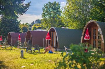 Gîte pour 4 personnes, avec jardin ainsi que vue et sauna, animaux acceptés à Yvoir