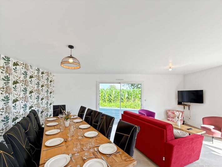 Location de vacances pour 11 personnes, avec vue et jardin, animaux acceptés dans Parigny - 3