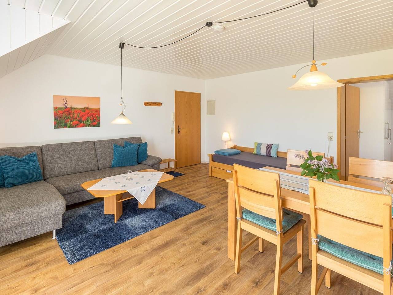 Ganze Ferienwohnung, Ferienwohnungen Baur - Ferienwohnung Nr. 1, 50qm, 1 Schlafzimmer, max. 3 Personen in Salem, Region Bodensee-Oberschwaben