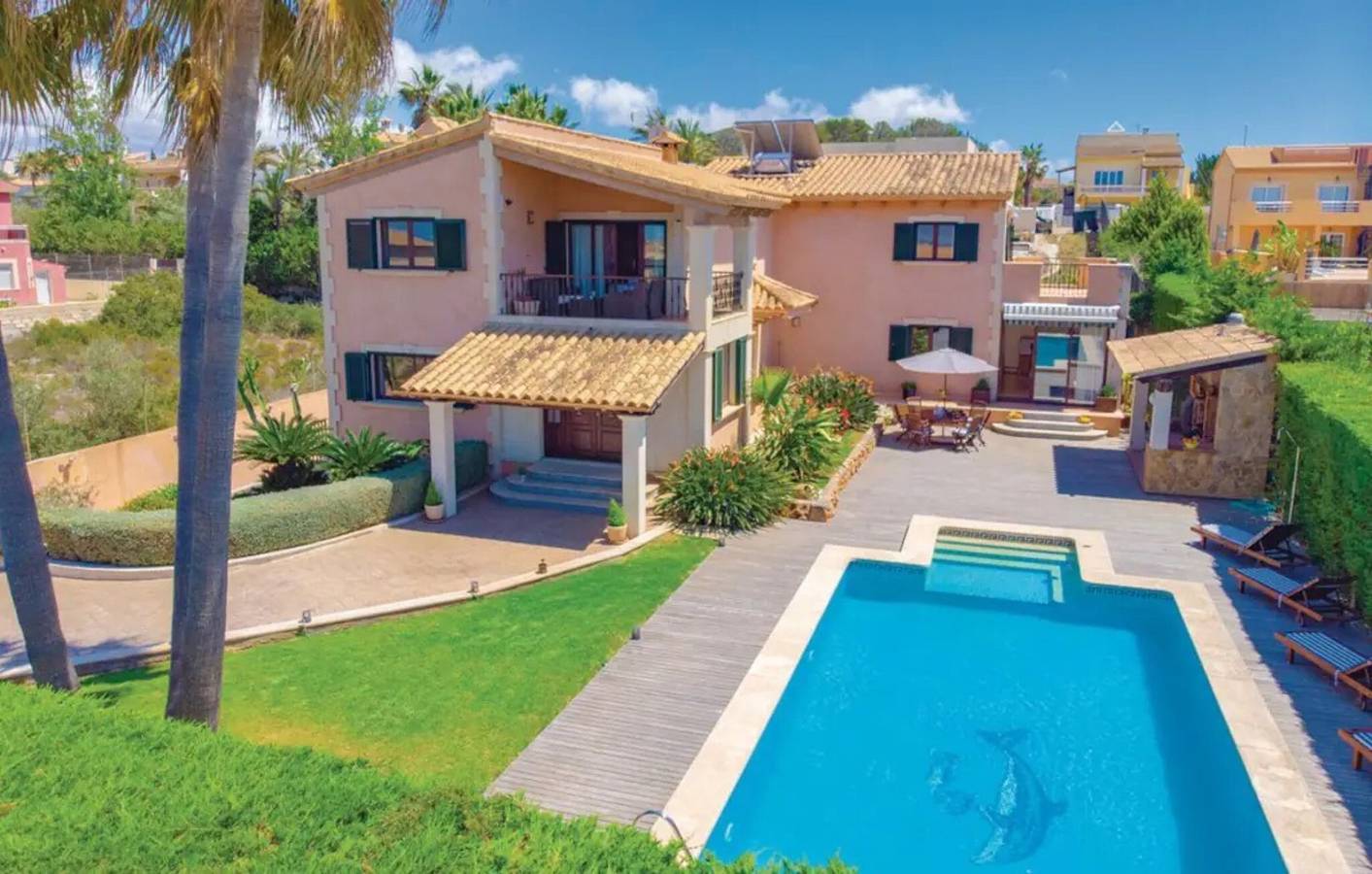 Villa 'La Mallorquina' avec vue sur les montagnes, Wi-Fi et climatisation in Sa Torre, Llucmajor