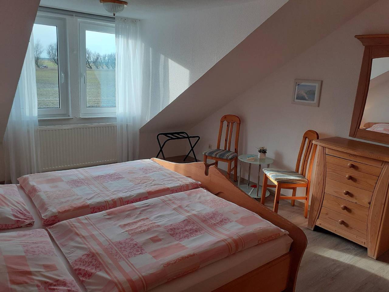 Ganze Ferienwohnung, Ferienwohnung in Pilsum mit Blick über die Landschaft in Pilsum, Krummhörn