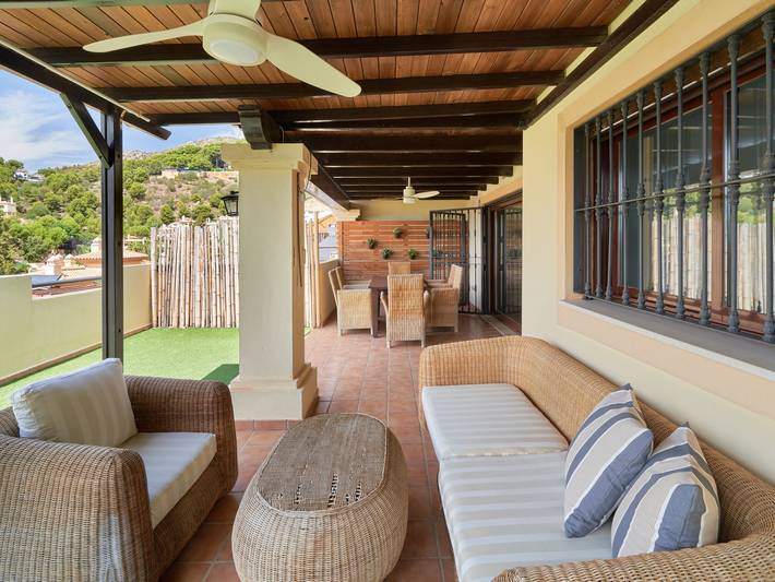 Villa für 10 Personen, mit Whirlpool und Balkon in Málaga (Este)