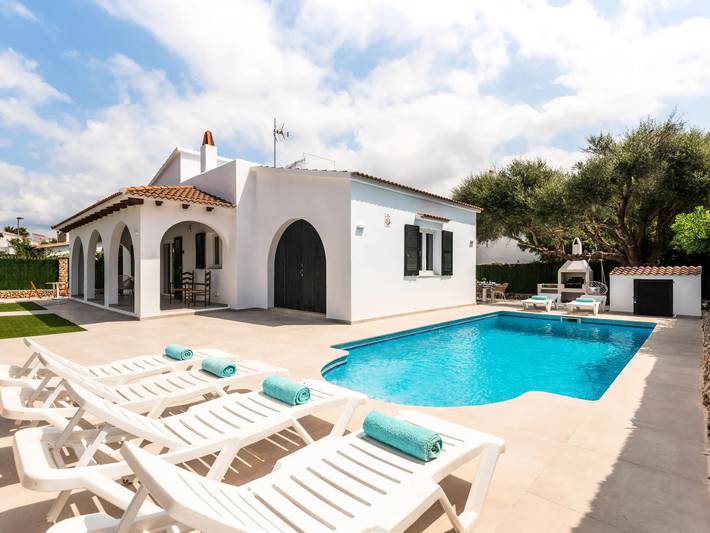 Chalet para 6 personas, con jardín en Cala en Bosc