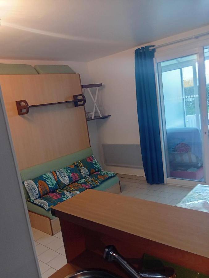 Gîte pour 4 personnes, avec jardin ainsi que terrasse et piscine dans Plage Kerminihy - 4