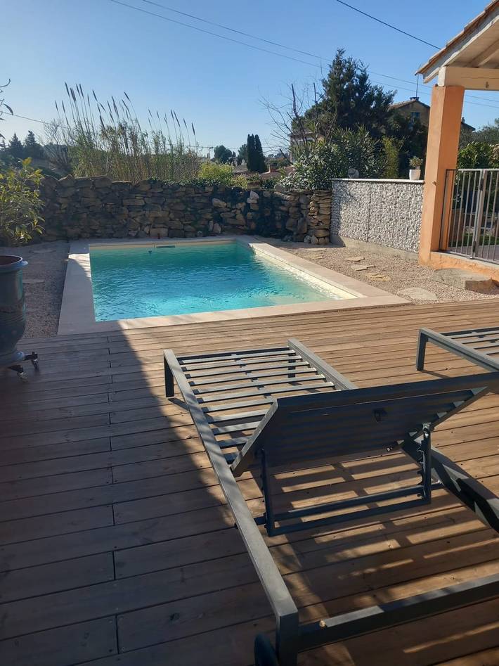 Appartement de vacances pour 4 personnes, avec jardin et piscine - 1