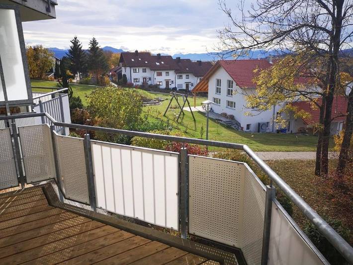 Ferienhaus für 4 Personen, mit Balkon und Terrasse sowie Garten und Ausblick in Kempten