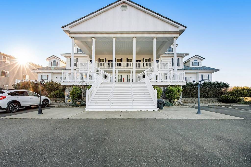 Ganze Wohnung, Ferienwohnung direkt am Strand und Meerblick mit Balkon, Kamin und Wlan! in Ocean Shores Beach, Ocean Shores