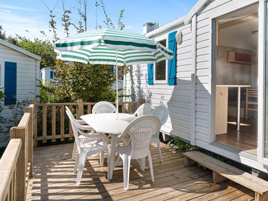 Aunis Club Vendée - Mobilheim 6 personen - Comfort | 3 Schlafz. | 6 Pers. | Erhöhte Terrasse in La Tranche-sur-Mer, Vendée