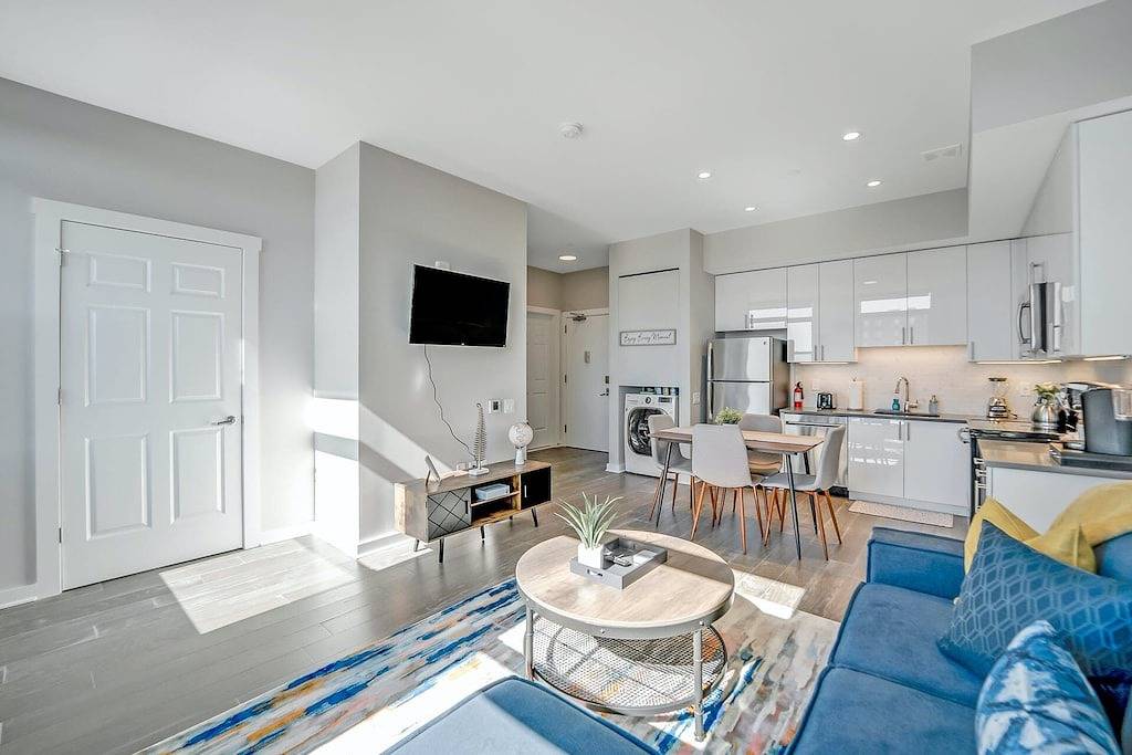 Ganze Wohnung, Stylish 1br Unit. Parking. Easy Ride to Nyc in Hackensack, Bergen County