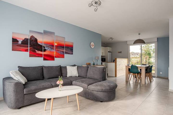 Gîte pour 6 personnes, avec jardin et terrasse