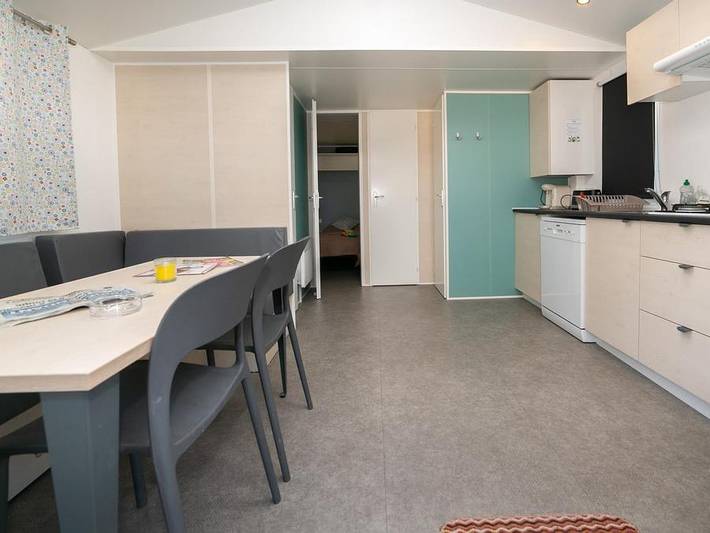 Camping La Garenne - Mobilhome 6 personnes - Mh2 Premium + terrasse 8 m², avec sanitaires in Néfiach, Côte méditerranéenne (France)