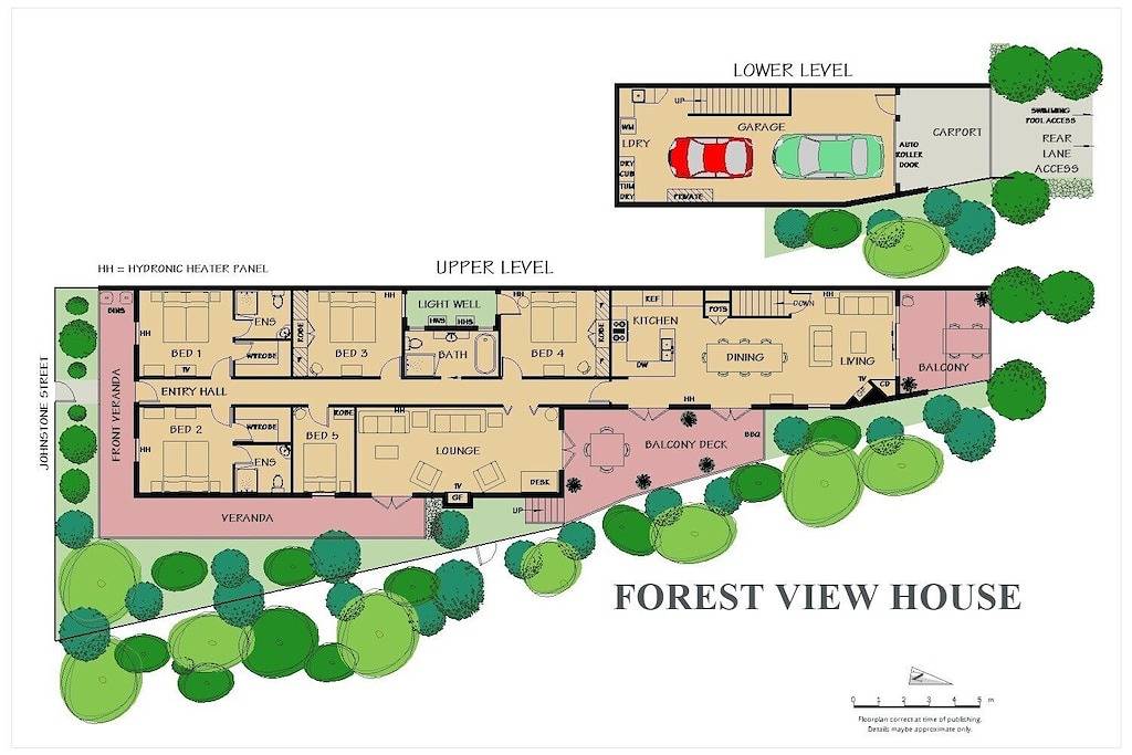 Blick auf den Wald Terrasse 5 Schlafzimmer. Familie. Große Gruppen in Castlemaine, Shire of Mount Alexander