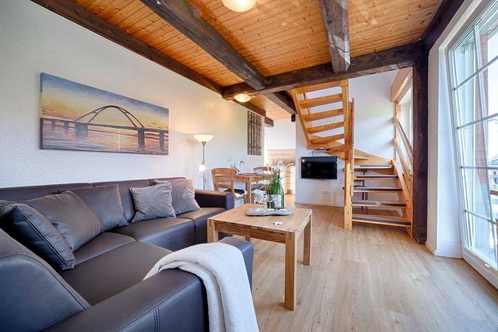 Ferienwohnung für 3 Personen, mit Balkon und Garten, mit Haustier in Lemkendorf