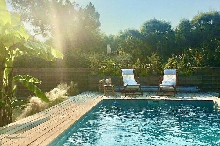 Location de vacances pour 10 personnes, avec jardin et terrasse dans Plage des Estagnots