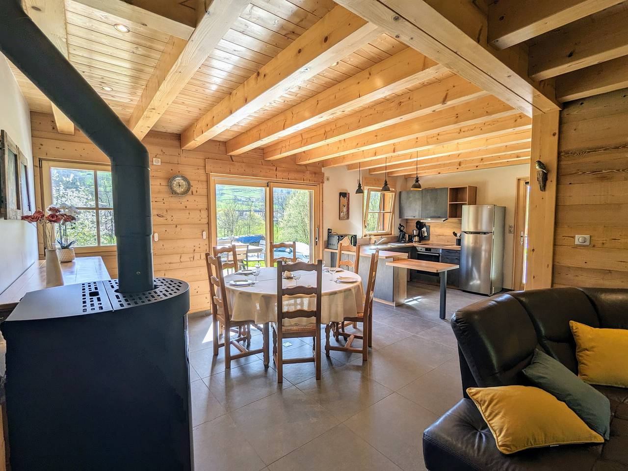 Chalet au cœur des Vosges avec sauna, terrasse et connexion Wifi in Cornimont, Parc naturel régional des Ballons des Vosges