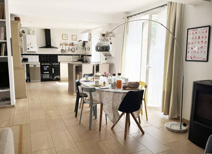 Chambre d’hôte pour 4 personnes, avec Jardin dans le Calvados