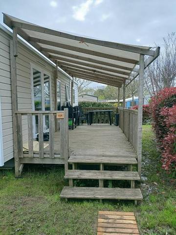 Camping pour 6 personnes, avec terrasse ainsi que sauna et piscine à Talmont-Saint-Hilaire