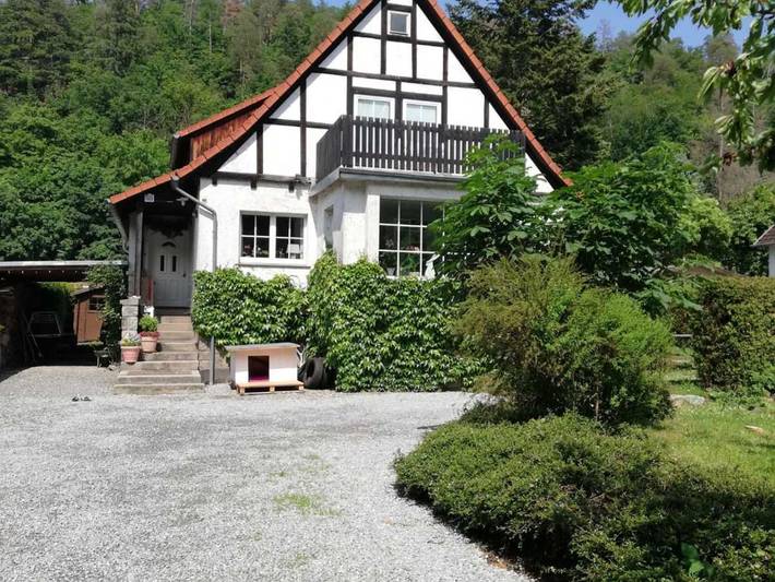 Ferienwohnung für 4 Personen, mit Terrasse und Pool im Harz