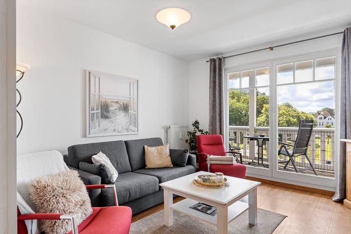 Ferienwohnung für 2 Personen, mit Balkon und Ausblick an der Ostsee - 4