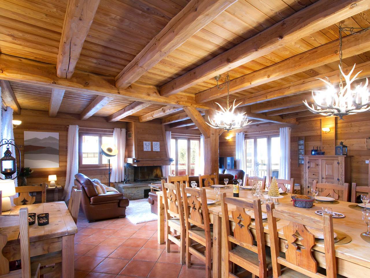 Amplio chalet 15 plazas, 7 hab, sauna y jacuzzi in Vénosc, Les Deux Alpes