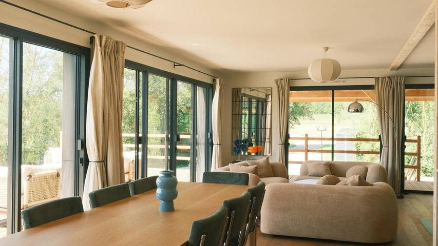 Location de vacances pour 12 personnes, avec vue sur le lac ainsi que vue et jardin, animaux acceptés à Gamaches - 2