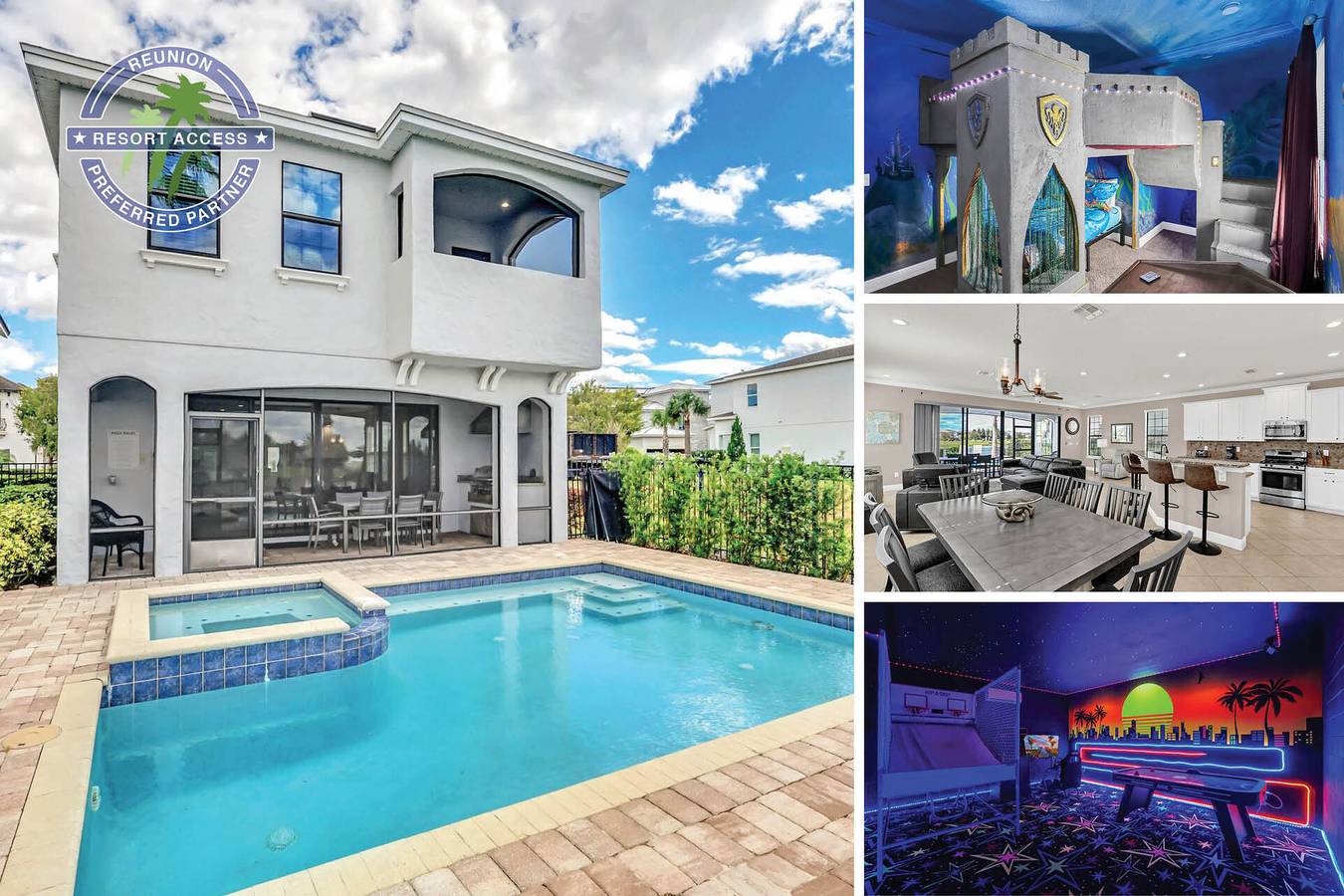 Villa for 10 Guests in Reunion (FL), Four Corners