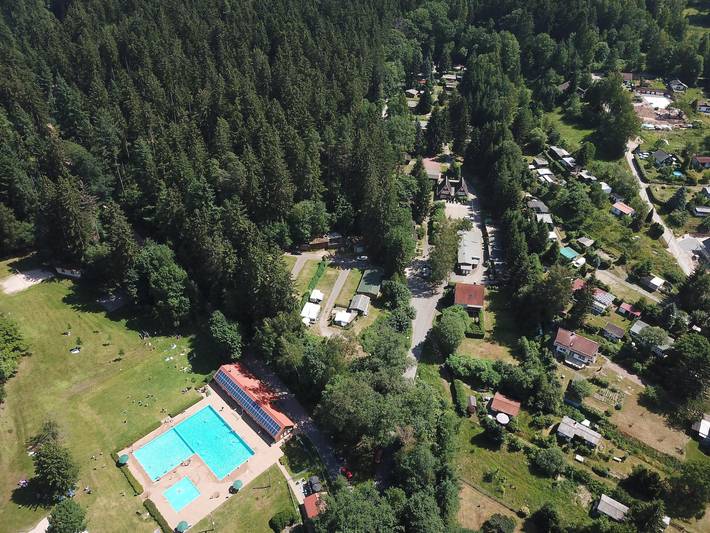 Bungalow für 6 Personen, mit Terrasse, kinderfreundlich im Thüringer Wald